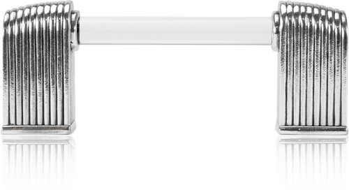 Urban Metro Oxford Ii 3'' cc Knob-pull, Burnish Silver Plate G102413/BS