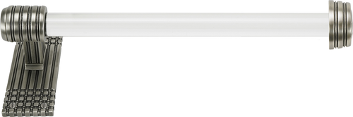 Wilton 8'' Hand Towel Right, Acrylic Handle, Antique Nickel Finish 2112AN