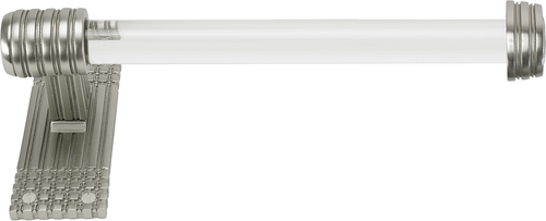 Wilton 8'' Hand Towel Right, Acrylic Handle, Satin Nickel Finish 2112SN