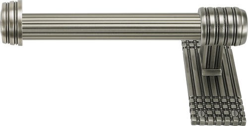 Wilton Tissue Bar Left, Reeded Handle, Antique Nickel Finish 2115R/AN