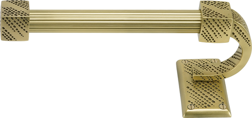 Sutton Tissue Bar Left, Reeded Handle, Florentine Gold Finish 2202R/FG