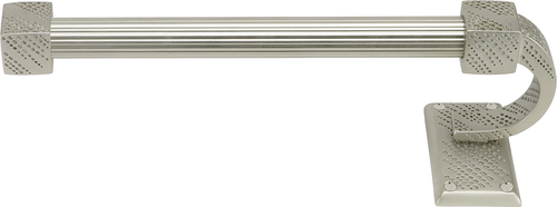 Sutton 12'' Hand Towel Bar Left, Reeded Handle, Satin Nickel Finish 2212R/SN