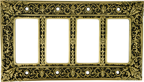 Switch Plates Glendale Quad Gfi Switch Cover 8968/1