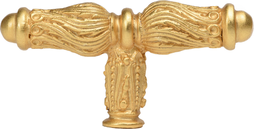 Acanthus knob with feather scroll 1065-8
