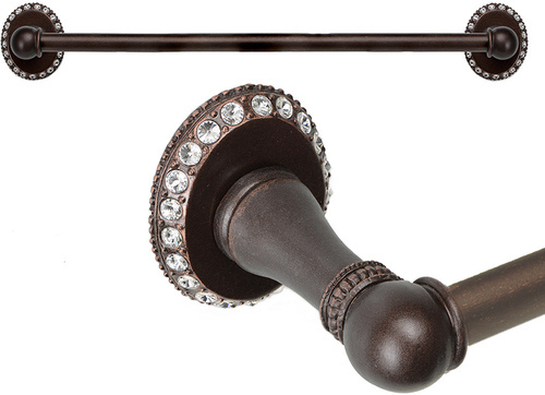 Caché 24'' cc towel bar 5/8'' smooth center 1707-22C