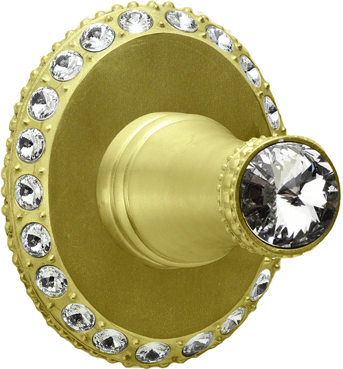 Caché II hook large escutcheon with Swarovski Clear Crystals 1822-8C