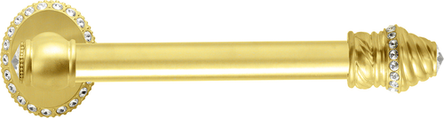 Caché II tissue bar right large escutcheon with Swarovski Clear Crystals 1878-8C