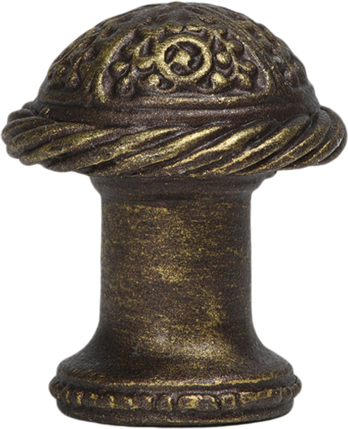 Millennium small knob with rope border 328-3
