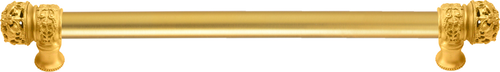 Juliane Grace 22'' cc with 5/8'' smooth center long pull small finial in Gilded Mercury. 5614-8