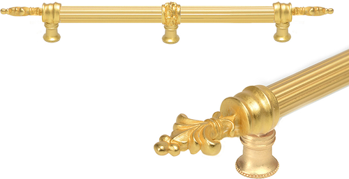 Charlemagne 12'' cc w/ 5/8'' reeded center long pull w/ center brace 5657R-8