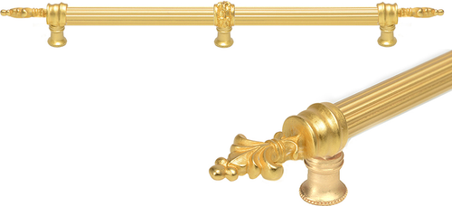 Charlemagne 22'' cc w/ 5/8'' reeded center long pull w/ center brace 5659R-8