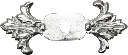 Acanthus large escutcheon Renaissance style in Platinum. 680-24