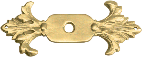 Acanthus large escutcheon Renaissance style in Soft Gold. 680-27
