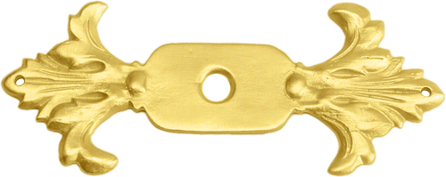 Acanthus large escutcheon Renaissance style in Gilded Mercury. 680-8