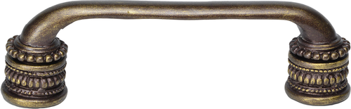 Classic/Beaded Classic 4'' cc pull w/ beaded sleeves 744-3