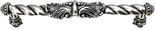 Acanthus 6'' cc large pull Romanesque style in Chalice. 828-9