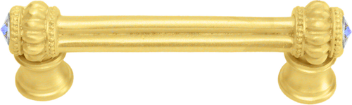 Caché double 3'' cc pull with flared foot with 2 rivoli Swarovski Aurore Boreale Crystals 861B-8AB