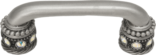 Caché 3'' cc pull with Swarovski Aurore Boreale Crystals & sleeves 896-11AB