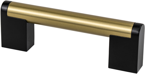 Studio Remix 96mm CC Modern Brushed Gold and Matte Black Pull 2181-9MDB55-P
