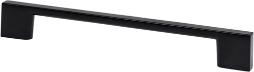 Transitional Advantage Four 160mm CC Matte Black Rectangle Pull 9057-4055-P