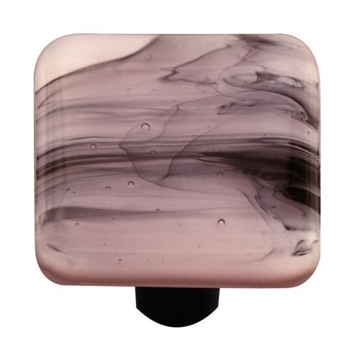 Swirl Collection Petal Pink with Black Knob