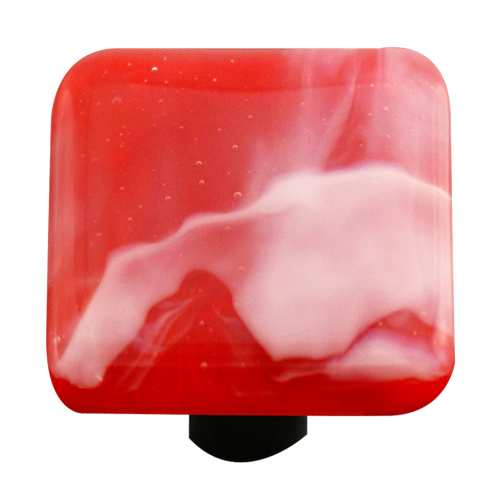 Swirl Collection Brick Red Knob