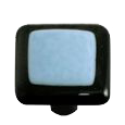 Border Collection Powder Blue Knob with Black
