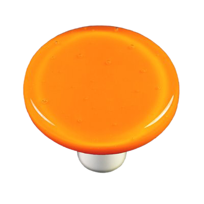 Pumpkin Orange Round Knob