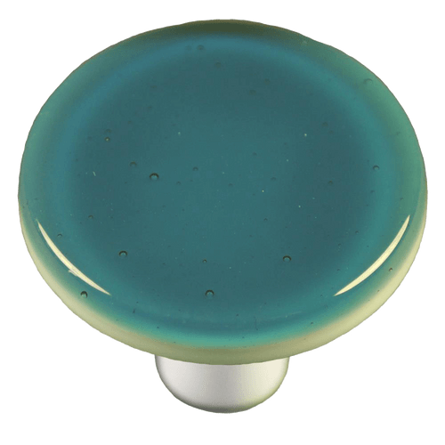 Steel Blue Round Knob