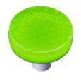 Bubbles Spring Green Circle Knob