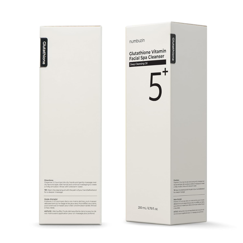 numbuzin glutathione cleansing oil No.5 Glutathione C Facial Spa Cleansing Oil main image 1