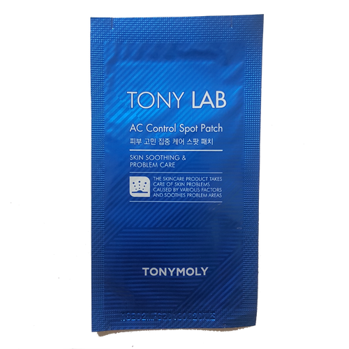 Tonymoly Tony Lab AC Control Spot Patch. Soothe and calm inflamed pimples overnight with these easy to use acne sticker spot patches.
