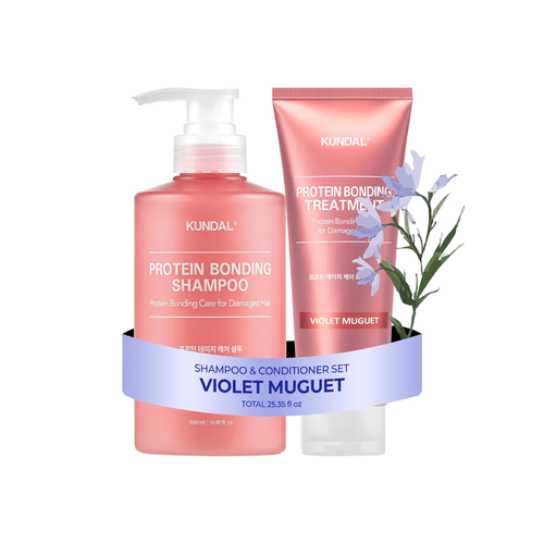 Kundal Silky Glow Edition Protein Bonding Set Violet Muguet