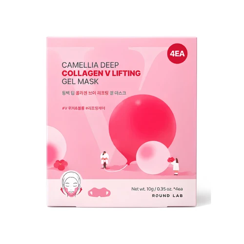 Round Lab Camellia Collagen V Lifting Gel Mask (4 pcs) - Main 