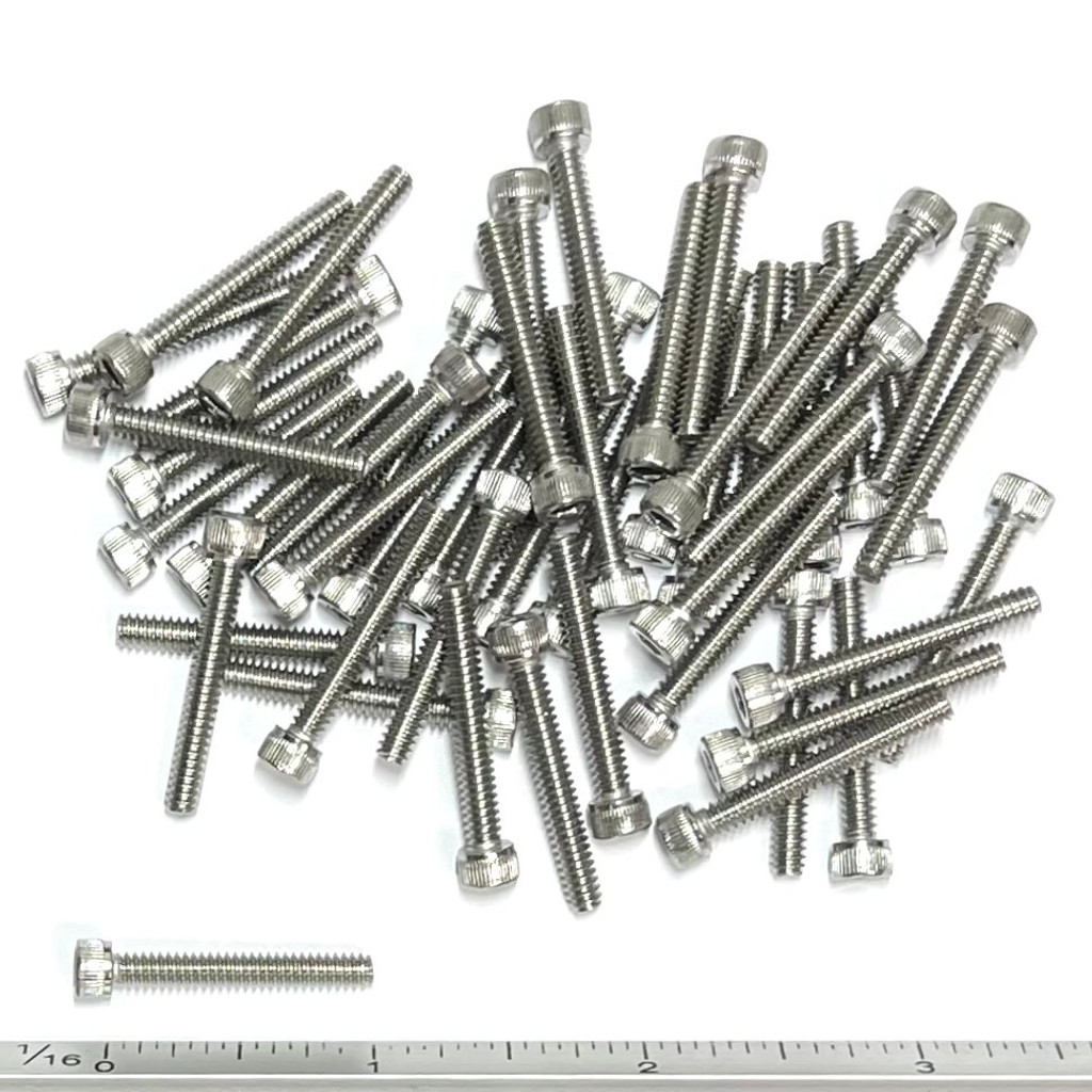 (PKG of 50) 6-32 x 1" Socket Head Cap Screw, 18-8 Stainless Steel