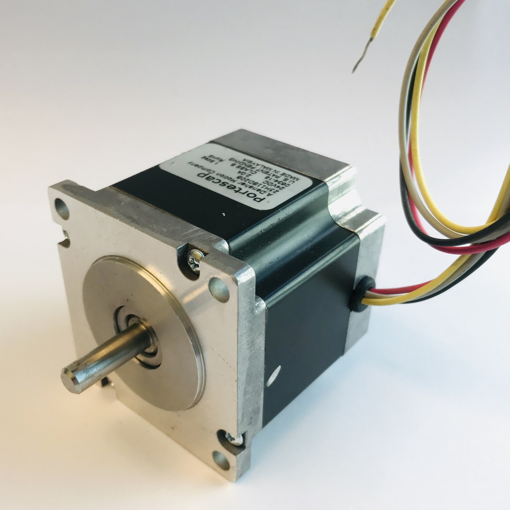 Nema 23 Stepper Motor, 180 oz-in, 24VDC, 2.0A, Bipolar, Portescap 23H118D20B