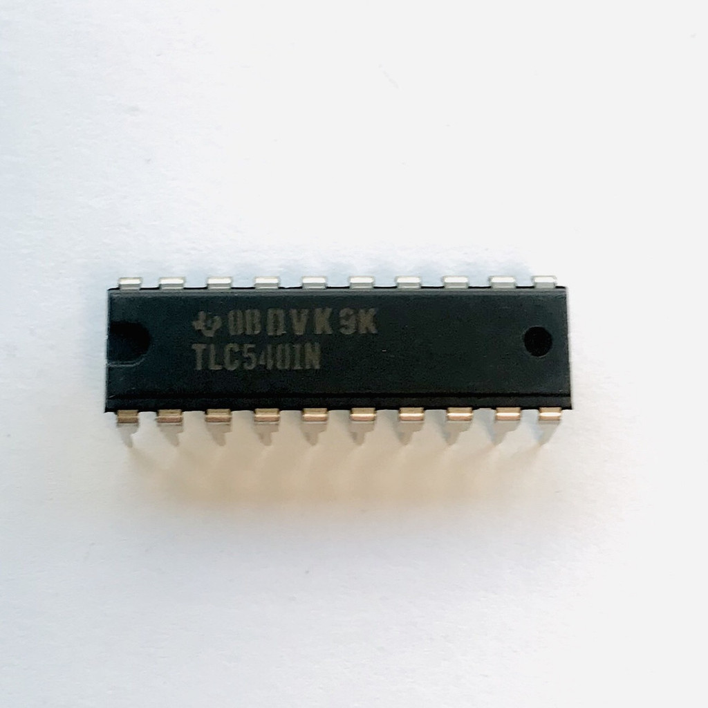 TLC540IN Analog to Digital Converter, 8-bit, Texas Instruments, PDIP-20