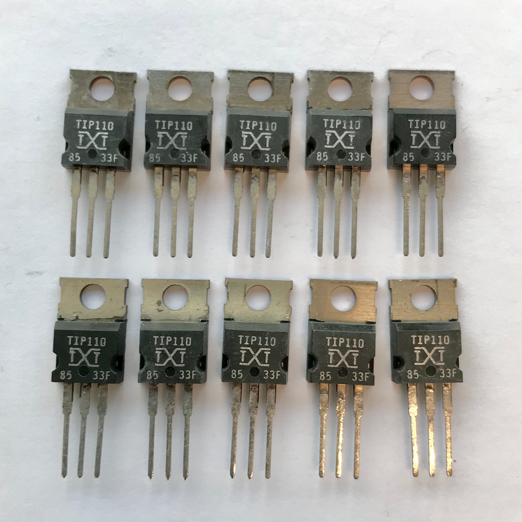 (PKG of 10) TIP110 NPN Darlington Transistor, 2A, 60V, TEXET, TO-220