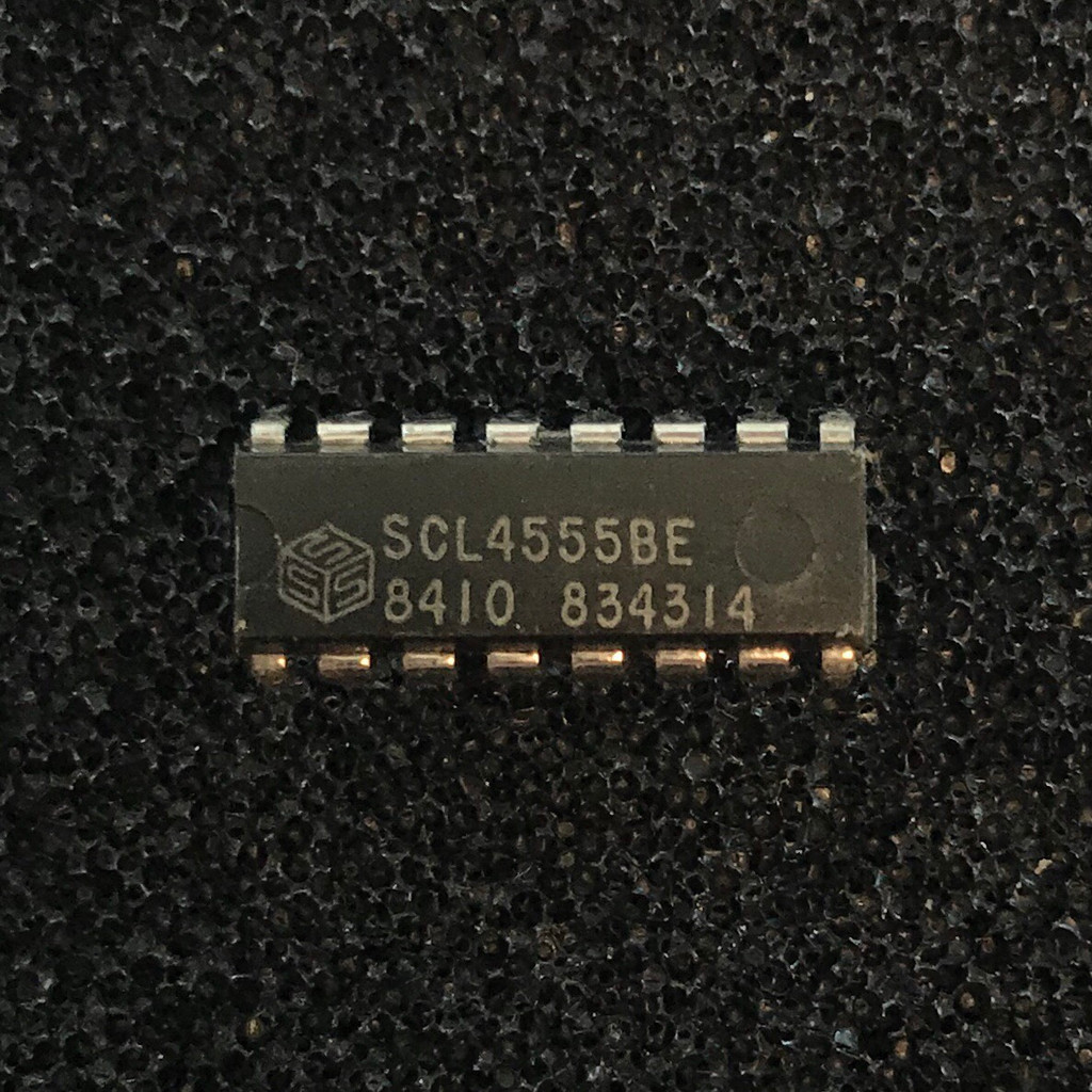 (PKG of 10) SCL4555BE Dual Binary to 1-of-4 Decoder, Active High, CD4555, PDIP-16, Solid State Scientific
