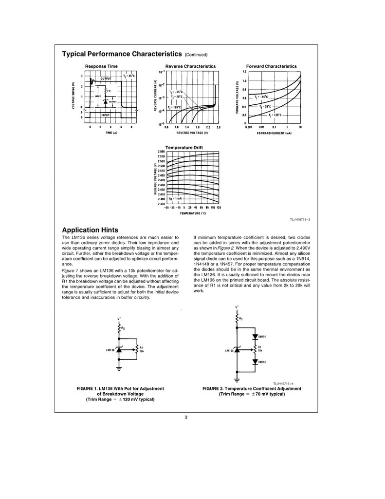 (PKG of 10) LM336Z-2.5 Voltage Reference, 2.5V, TO-92, National Semiconductor