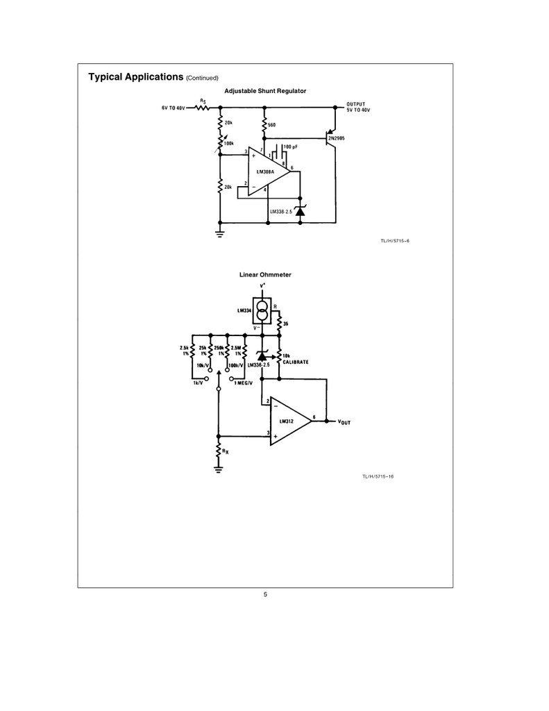 (PKG of 10) LM336Z-2.5 Voltage Reference, 2.5V, TO-92, National Semiconductor