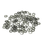 (PKG of 100) M3 Split Ring Lock Washer, A2 Stainless Steel, DIN 127B