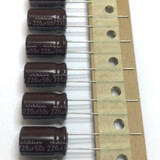 (PKG of 10) 220uF 50V Electrolytic Capacitor, Radial, 105ºC, Nichicon PW Series (PKG of 10) 220uF 50V Electrolytic Capacitor, Radial, 105ºC, Nichicon PW Series