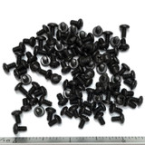 (PKG of 100) 4-40 x 3/16" Machine Screw, Phillips Pan Head, Black Oxide, Steel (PKG of 100) 4-40 x 3/16" Machine Screw, Phillips Pan Head, Black Oxide, Steel