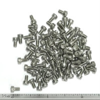 (PKG of 100) 4-40 x 3/16" Machine Screw, Phillips Fillister Head, 18-8 Stainless