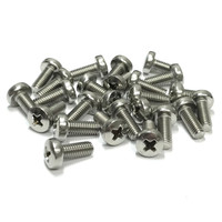 (PKG of 25) M5 x 12mm Machine Screw, Phillips Pan, A2 Stainless, M5x12