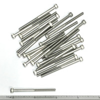 (PKG of 25) 6-32 x 2" Socket Head Cap Screw, PARTIAL THREAD, 18-8 Stainless