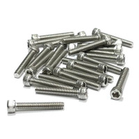 (PKG of 25) 8-32 x 1" Socket Head Cap Screw, 18-8 Stainless Steel