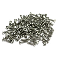 (PKG of 100) 4-40 x 3/8" Machine Screw, Phillips Fillister Head, 18-8 Stainless