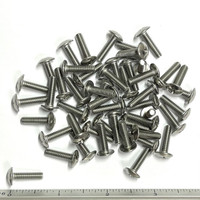 (PKG of 50) 8-32 x 5/8" Machine Screw, Phillips Truss Head, 18-8 Stainless Steel
